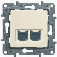 Розетка компьютерная Legrand Etika 672355 (слоновая кость)