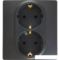 Розетка Legrand Etika 672633 (антрацит)