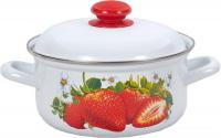 Кастрюля Лысьвенские эмали Сочная клубника С-1515АП2/4