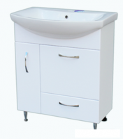 СанитаМебель Тумба под умывальник Камелия-66.79 Д2 (Белый)
