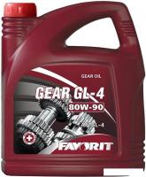 Трансмиссионное масло Favorit Gear 80W-90 GL-4 4л