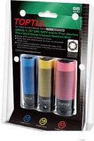 Набор торцевых головок Toptul GDAS0301 (3 предмета)