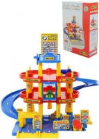 Элемент трека Полесье Паркинг 3-уровневый с автомобилями 37893