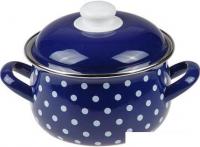 Кастрюля Perfecto Linea Горошек 2.1 л (синий) 50-600921