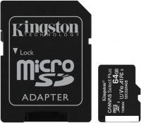 Карта памяти Kingston Canvas Select Plus microSDXC 64GB (с адаптером)