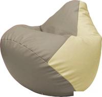 Кресло-мешок Flagman Груша Макси Г2.3-0210 (светло-серый/светло-бежевый)