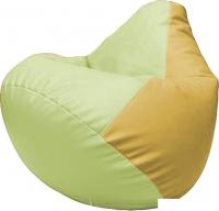 Кресло-мешок Flagman Груша Макси Г2.3-0408 (светло-салатовый/охра)
