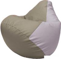 Кресло-мешок Flagman Груша Макси Г2.3-0225 (светло-серый/сиреневый)