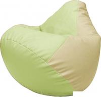 Кресло-мешок Flagman Груша Макси Г2.3-0410 (светло-салатовый/светло-бежевый)