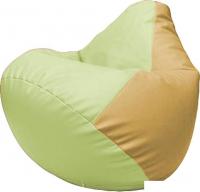 Кресло-мешок Flagman Груша Макси Г2.3-0413 (светло-салатовый/бежевый)