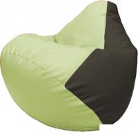 Кресло-мешок Flagman Груша Макси Г2.3-0416 (светло-салатовый/черный)