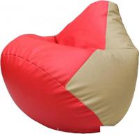 Кресло-мешок Flagman Груша Макси Г2.3-0912 (красный/бежевый)