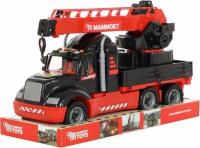 Полесье Автомобиль-кран с поворотной платформой (в лотке) 57112