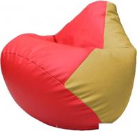 Кресло-мешок Flagman Груша Макси Г2.3-0908 (красный/охра)