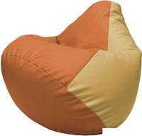 Кресло-мешок Flagman Груша Макси Г2.3-2013 (оранжевый/бежевый)