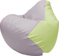 Кресло-мешок Flagman Груша Макси Г2.3-2504 (сиреневый/светло-салатовый)