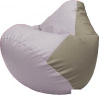 Кресло-мешок Flagman Груша Макси Г2.3-2502 (сиреневый/светло-серый)