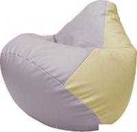 Кресло-мешок Flagman Груша Макси Г2.3-2510 (сиреневый/светло-бежевый)