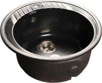 Кухонная мойка GranFest GF-R520 (черный)