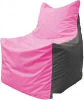 Кресло-мешок Flagman Фокс Ф2.1-187 (розовый/темно-серый)