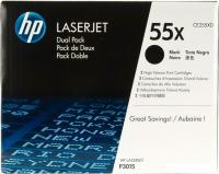 Тонер-картридж HP LaserJet 55X (CE255XD)