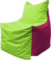 Кресло-мешок Flagman Фокс Ф2.1-154 (салатовый/малиновый)