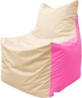 Кресло-мешок Flagman Фокс Ф2.1-142 (слоновая кость/розовый)