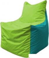 Кресло-мешок Flagman Фокс Ф2.1-182 (салатовый/бирюзовый)