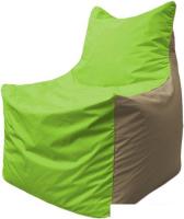 Кресло-мешок Flagman Фокс Ф2.1-186 (салатовый/бежевый)