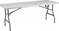 Стол Седия складной пластиковый 180 (белый)