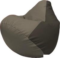 Кресло-мешок Flagman Груша Макси Г2.3-1716 (серый/черный)