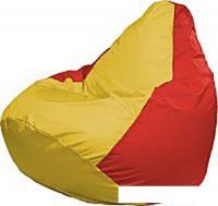 Кресло-мешок Flagman Груша Медиум Г1.1-260 (жёлтый/красный)