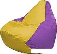 Кресло-мешок Flagman Груша Медиум Г1.1-253 (жёлтый/сиреневый)