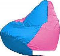 Кресло-мешок Flagman Груша Медиум Г1.1-277 (голубой/розовый)