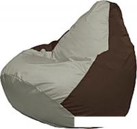 Кресло-мешок Flagman Груша Медиум Г1.1-340 (серый/коричневый)