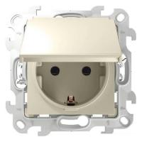 Розетка Simon 2420448-031 (слоновая кость)