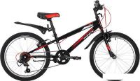 Детский велосипед Novatrack Racer 20 20SH6V.RACER.BK20 (черный/красный, 2020)
