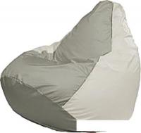 Кресло-мешок Flagman Груша Медиум Г1.1-334 (серый/белый)