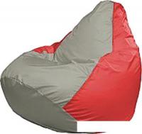 Кресло-мешок Flagman Груша Медиум Г1.1-332 (серый/красный)