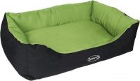 Лежак Scruffs Expedition Box Bed с бортиком 50 см (зеленый)