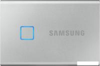 Внешний накопитель Samsung T7 Touch 500GB (серебристый)
