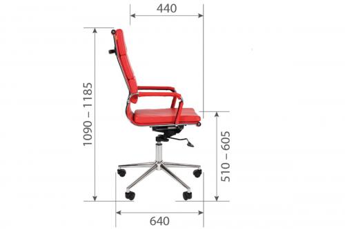 Компьютерное кресло Chairman 750 Red 00-07023172. Фото 2 в описании