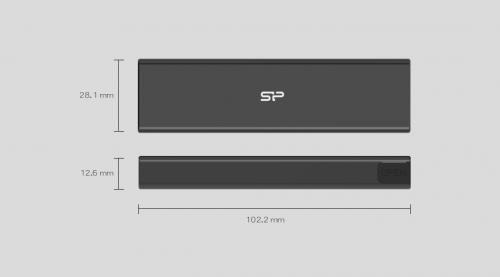 Внешний корпус Silicon Power PD60 Enclosure для M.2 PCIe NVMe/SATA SSD SP000HSPSDPD60CK. Фото 5 в описании