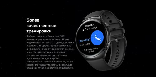 Умные часы Huawei Watch 4 ARC-AL00 Black-Black Strap 55020APA. Фото 17 в описании