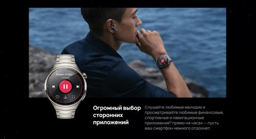 Умные часы Huawei Watch 4 Pro MDS-AL00 Titanium-Brown Strap 55020APB. Фото 11 в описании