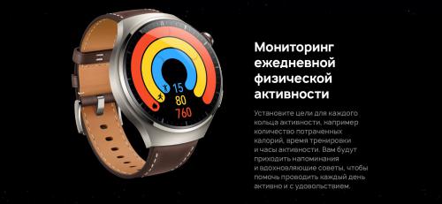Умные часы Huawei Watch 4 Pro MDS-AL00 Titanium-Brown Strap 55020APB. Фото 21 в описании