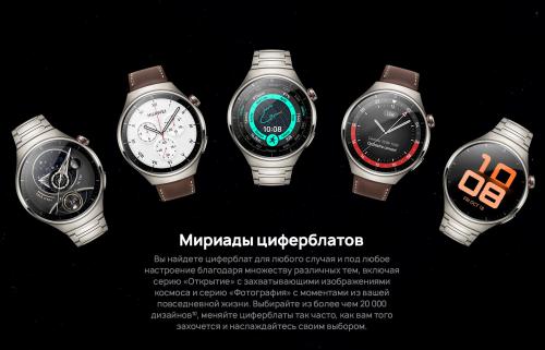 Умные часы Huawei Watch 4 Pro MDS-AL00 Titanium-Brown Strap 55020APB. Фото 7 в описании