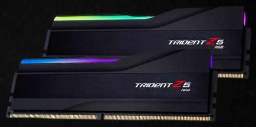 Модуль памяти G.Skill Trident Z5 RGB DDR5 6000MHz PC5-48000 CL30 - 32Gb Kit (2x16GB) F5-6000J3040F16GX2-TZ5RK  . Фото 2 в описании