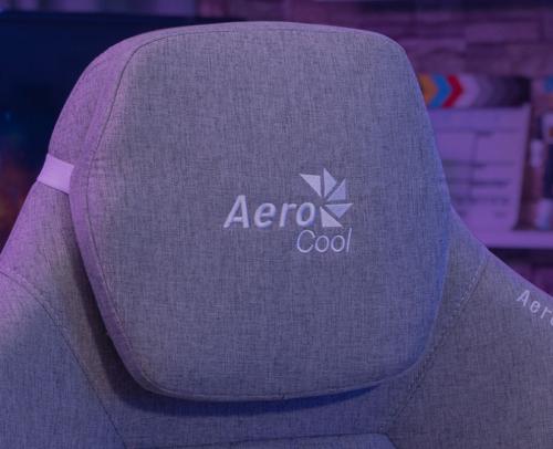 Компьютерное кресло AeroCool Crown Plus AeroWeave Ash Black 4711099472536. Фото 2 в описании