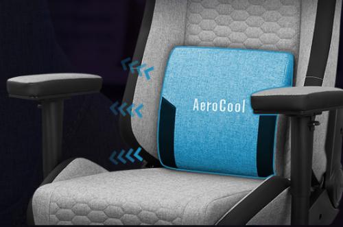 Компьютерное кресло AeroCool Crown Plus AeroWeave Ash Black 4711099472536. Фото 6 в описании